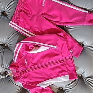 Adidas girls track suit size 2T